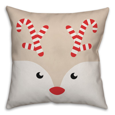  Coussin Candy Cane Rudolph