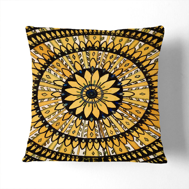 Flowers and Leaves Scatter Cushion, 55cm H x 55cm W x 20cm D