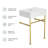 24" Bathroom Console Sink with Overflow,Ceramic Console Sink-466307605