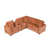 Chenille orange est en rupture de stock