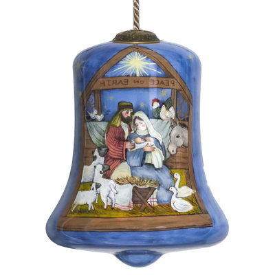 4'' Glass Religious & Spiritual Holiday Shaped Ornament