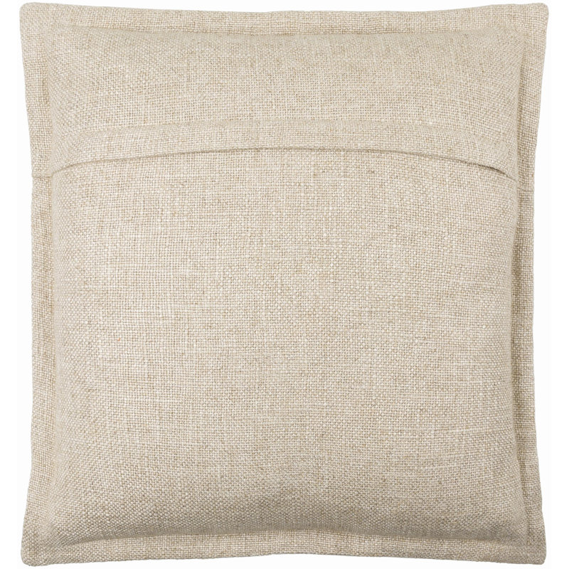 Coussin Thurman, Polyester/ Bourre en polyester, 20 po x 20 po, Beige