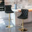 Tabouret de bar rotatif à hauteur réglable avec structure en métal Kennasyn-1309966998