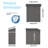 5x3 Ft Metal Outdoor Storage Shed, Tool Shed With Pitched Roof And Lockable Door Compact Metal Tool Shed For Garden, Backyard, Patio, Everyday Sundries And Bike Storage