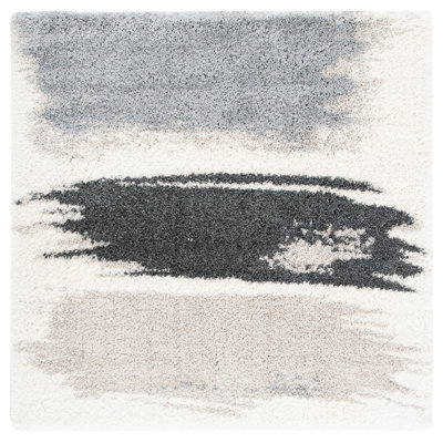 Tapis gris / crème Saraland