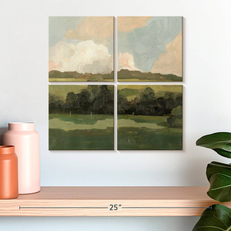 Alchord soirée ocre II, H 18 po x l 18 po