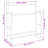 Bayou Breeze Clothes Rack 39.4"X11.8"X39.4" Bamboo