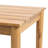 -Hued Rustic Side Table Made Of Wood With Slat Detail, 20X20x18.32 Design, 20"X20"X18.32", Color