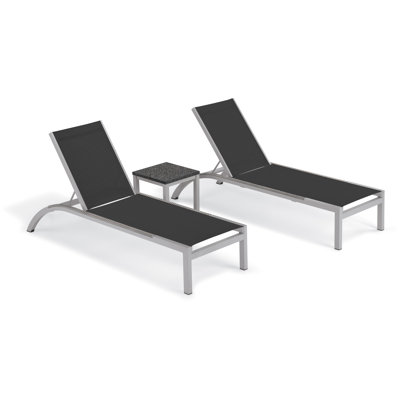 Argento And Travira Outdoor Chaise Lounge