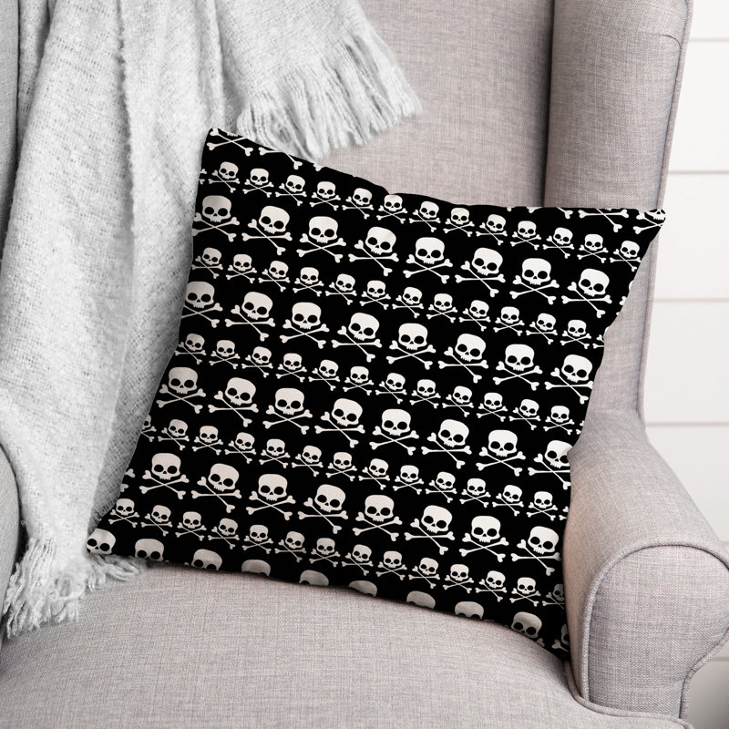  Coussin décoratif noir et blanc