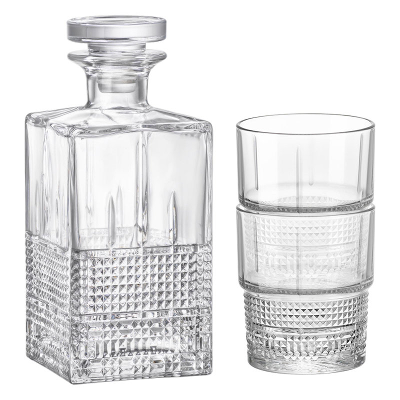 Bartender Novecento Whisky Decanter & Glasses