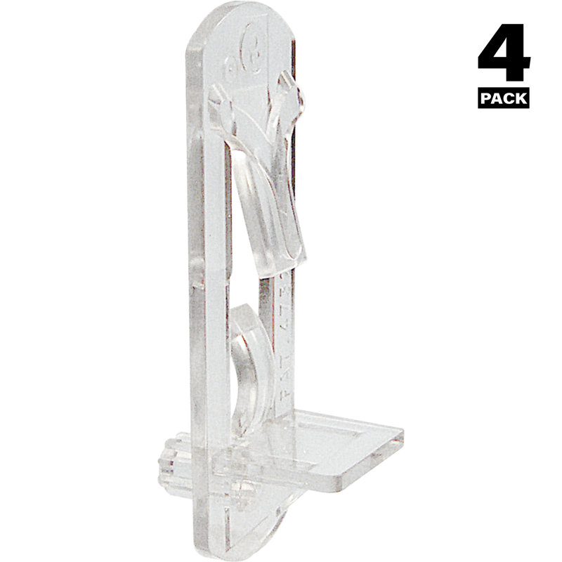 Chevilles de support en plastique autobloquantes Prime-Line, plastique, H 4,82 pi x l 1,88 pi