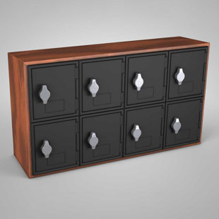 2 - Tier 24'' Cell Phone Locker with Padlock