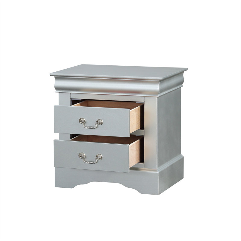 Table de chevet blanche, table de chevet simple, Platium