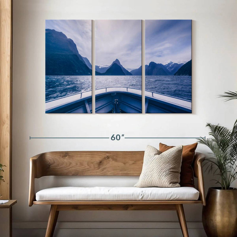 Sebbie Milford Sound Boating, H 32 po x l 50 po