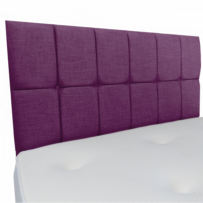 Gentner Upholstered Headboard, Kingsize (5'), Plum