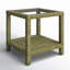 Pine Isle Glass End Table-1017580372