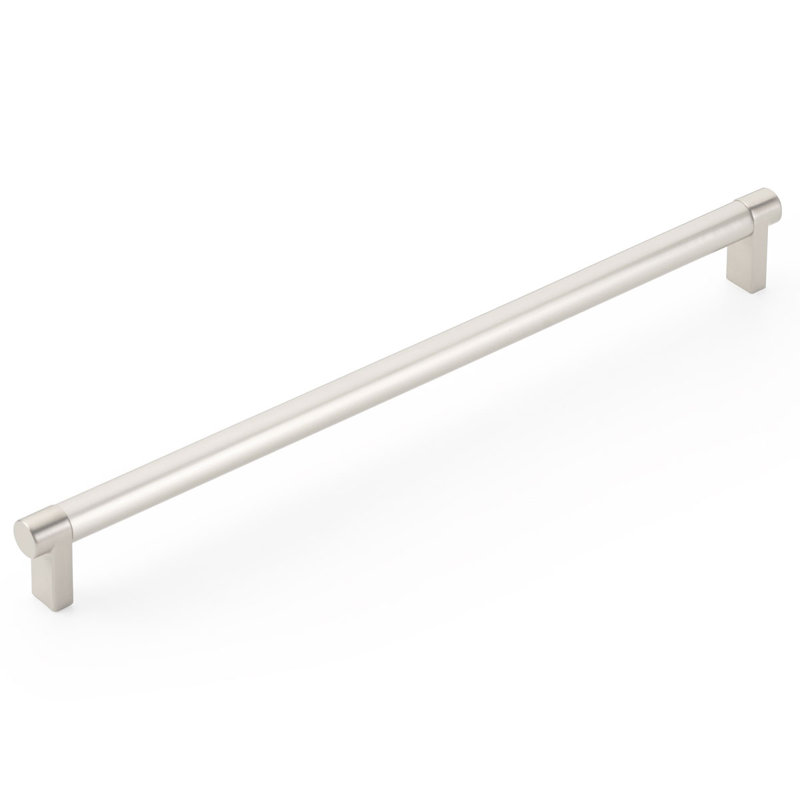 Select Cabinet Pull Bar Pull, Satin Nickel, 12" Center to Center