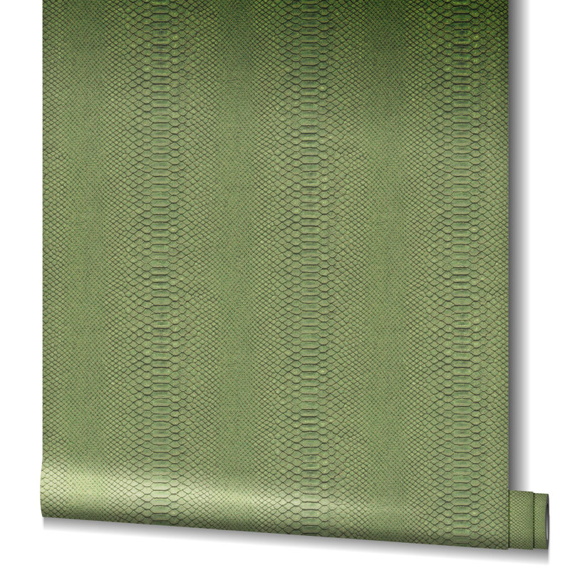 Energy Collection Geometric Snake Skin Effect Wallpaper Roll