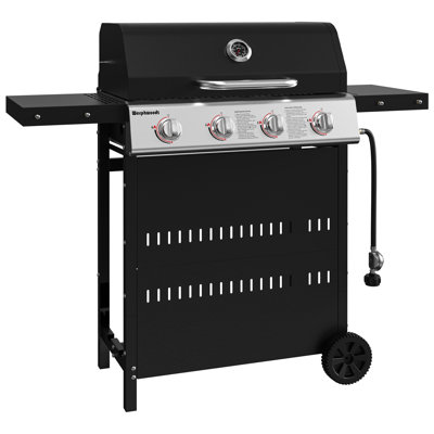 Barbecue au gaz propane à 4 brûleurs Werphwoods