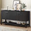 Four-door Console Table With A Open Bottom Shelf And Metal Handles-106535410
