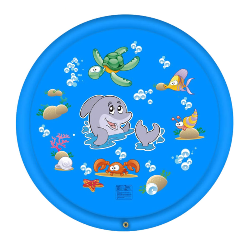 Tapis gonflable d'extérieur, Bleu