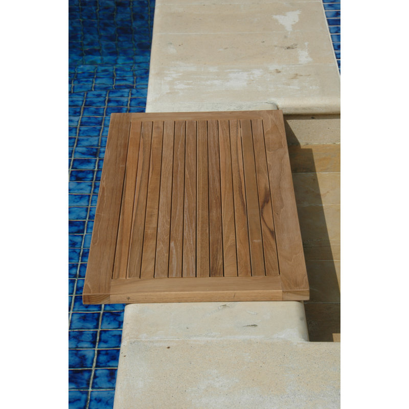 Anderson Teak Rectangular Outdoor Spa Shower Mat