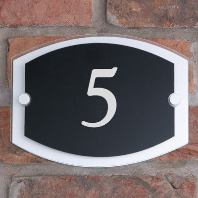 Sigfried 15cm H Plastic House Number