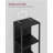70.3'H LED Bookshelf, Display Shelf With Dimmable Lights-933191442