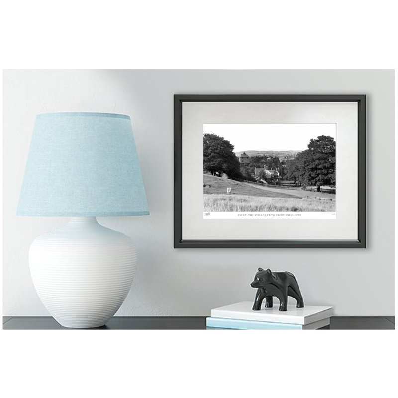 Clent, the Village from Clent Hills C1955 1 Piece Single Picture Frame Wall Art, 40cm H x 50cm W x 2.3cm D