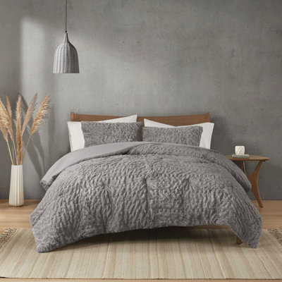 Ensemble d'édredon en duvet synthétique