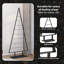  Metal Christmas Tree with Stand steel-1312751645-1312751640