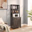 Armoire de cuisine avec support à micro-ondes Coffee Bar