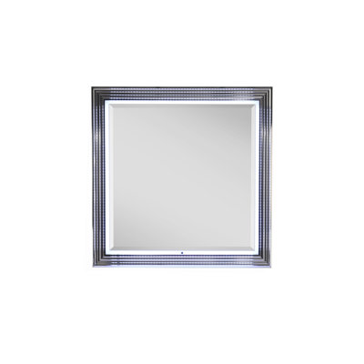 MIROIR LUN BLANC AVEC DEL