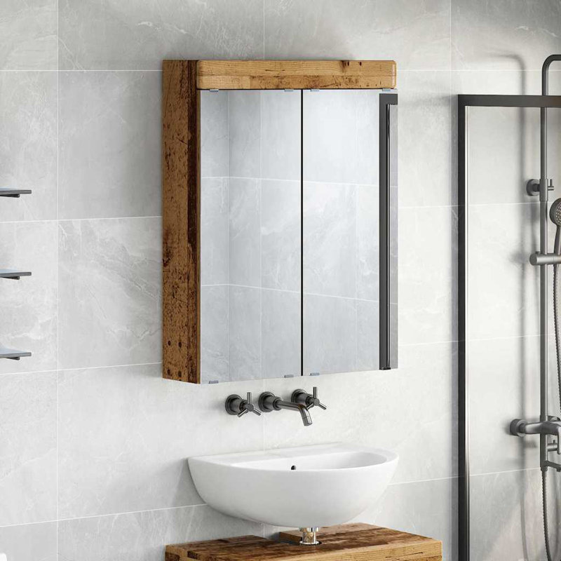 mm Wide mm H, 45cm H x 80cm W x 12cm D, Black Oak