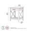 Table de chevet 1 tiroir Huckins-1288605518