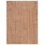 Tapis en jute tissé à la main Kidane-1358409011