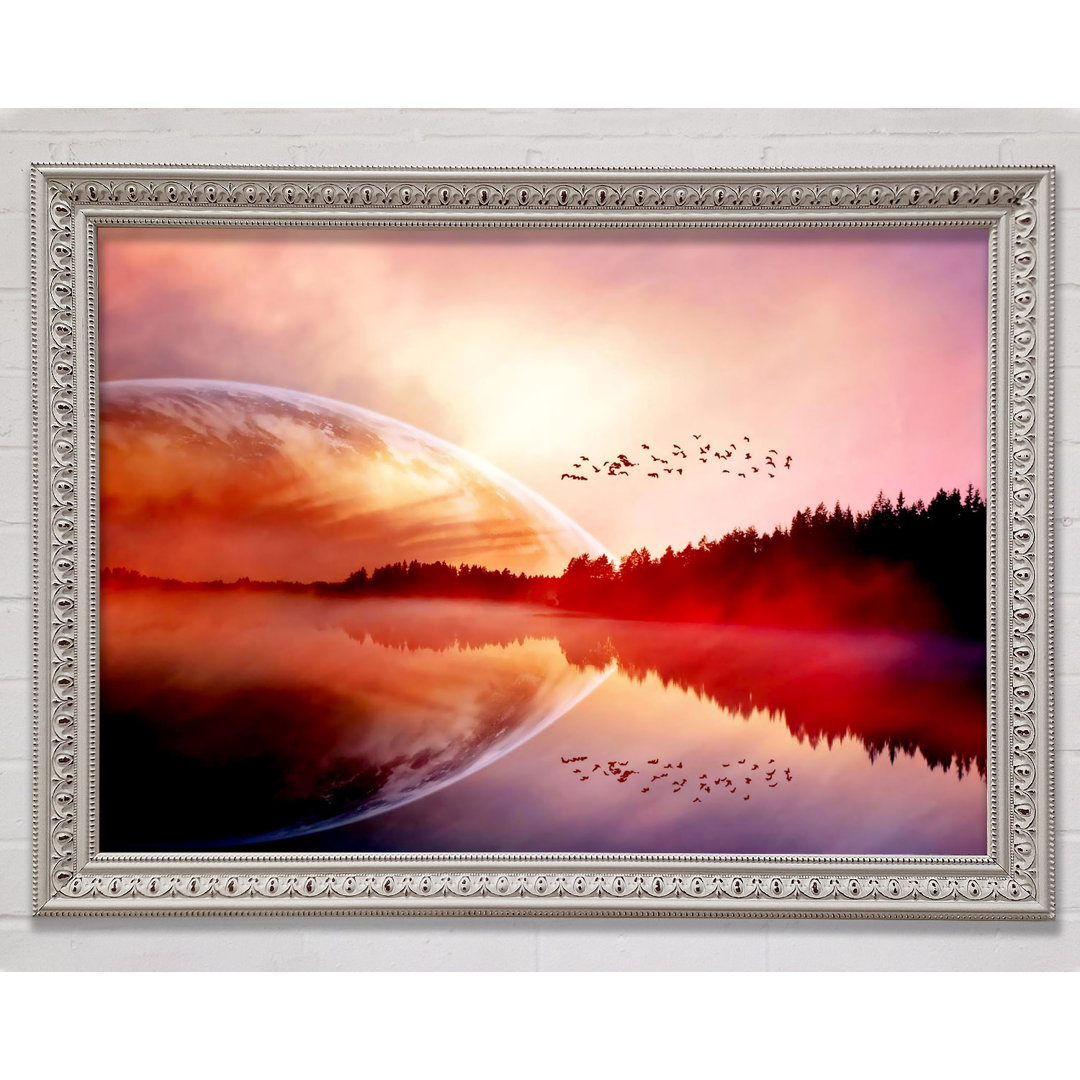 Amazing Sunrise Lake - Einzelner Bilderrahmen Kunstdrucke