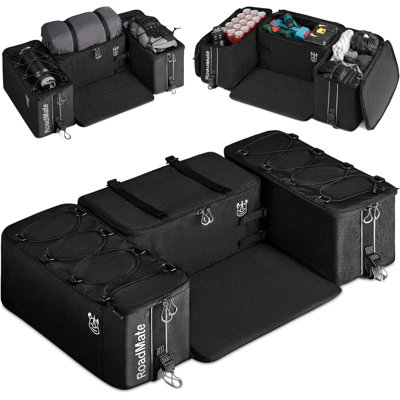 BagMate ATV Padded Storage Bag Set, Fits Any ATV, Rear Seat Backrest, Reinforced 3 Bags 18x9x10.2 in