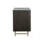Commode, plateau en marbre et finition espreeso