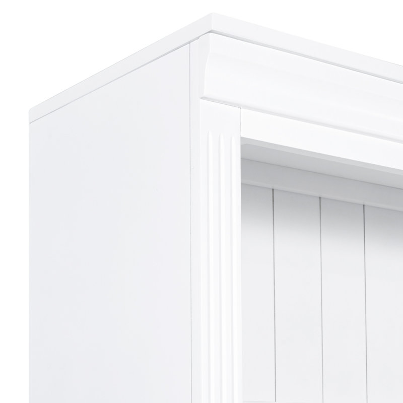 83.4"Tall Two Bookshelf With Two Corner Shelf