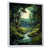 White Floater Framed