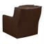 Fauteuil pivotant en cuir véritable James