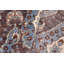 Tapis gris / bleu en laine noué à la main 6 pi 3 po x 9 pi Everson Ikat