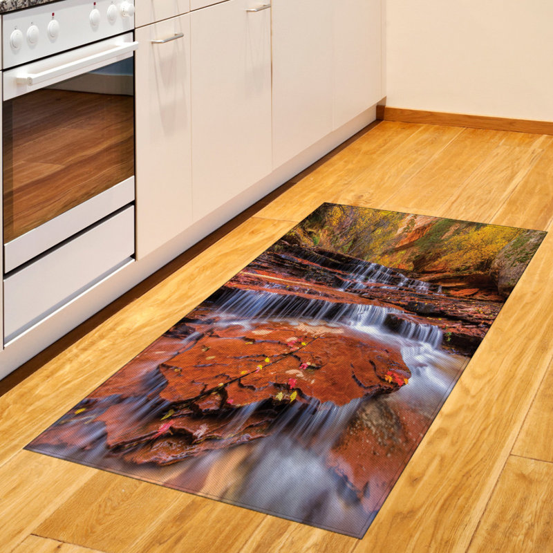 National Parks Nature High Density Long Fiber Poly Threads Decorative Area Rug Carpet, Rectangle 2'7" x 5'