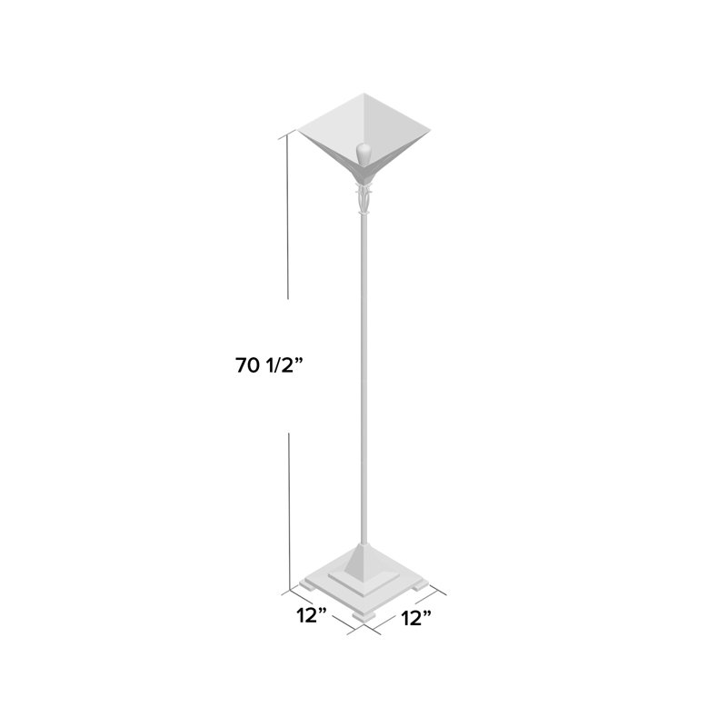 Lampe torchère sur pied 70,5 po Jacir