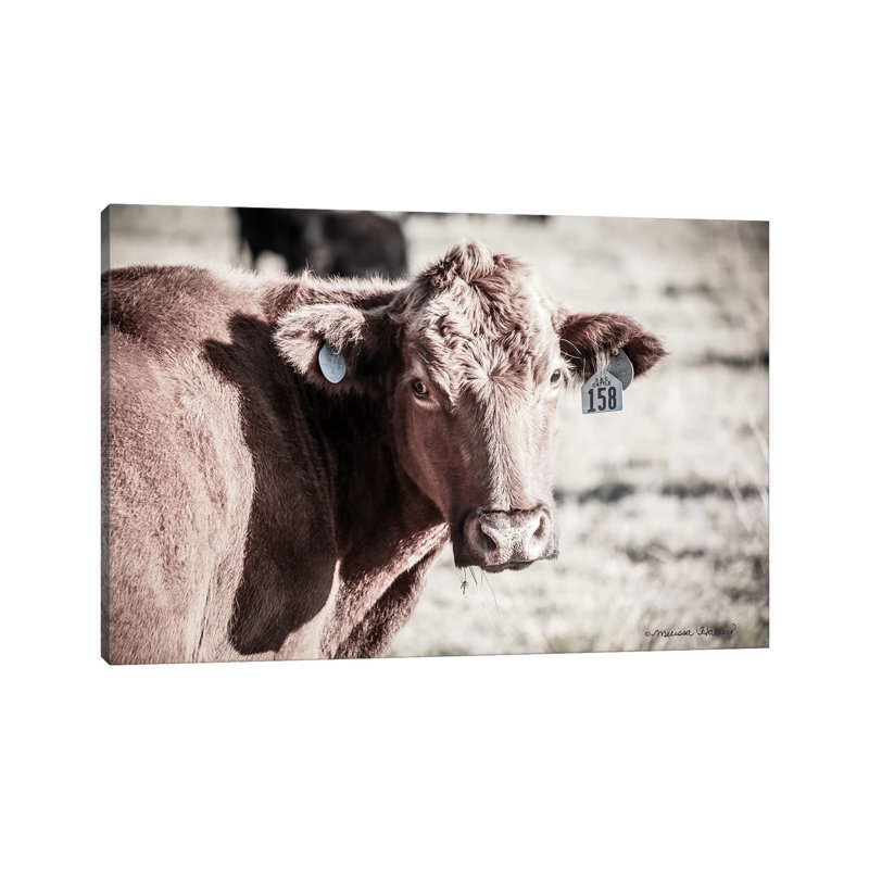 Number 158 by Melissa Hanley - Wrapped Canvas Print, 20.32 cm H x 30.48 cm W