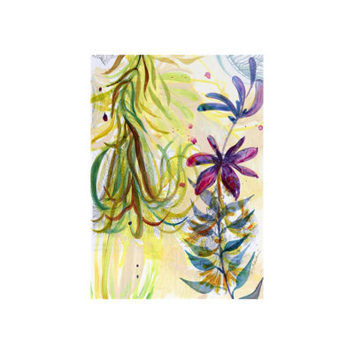 Tropique II - peinture sur toile tendue