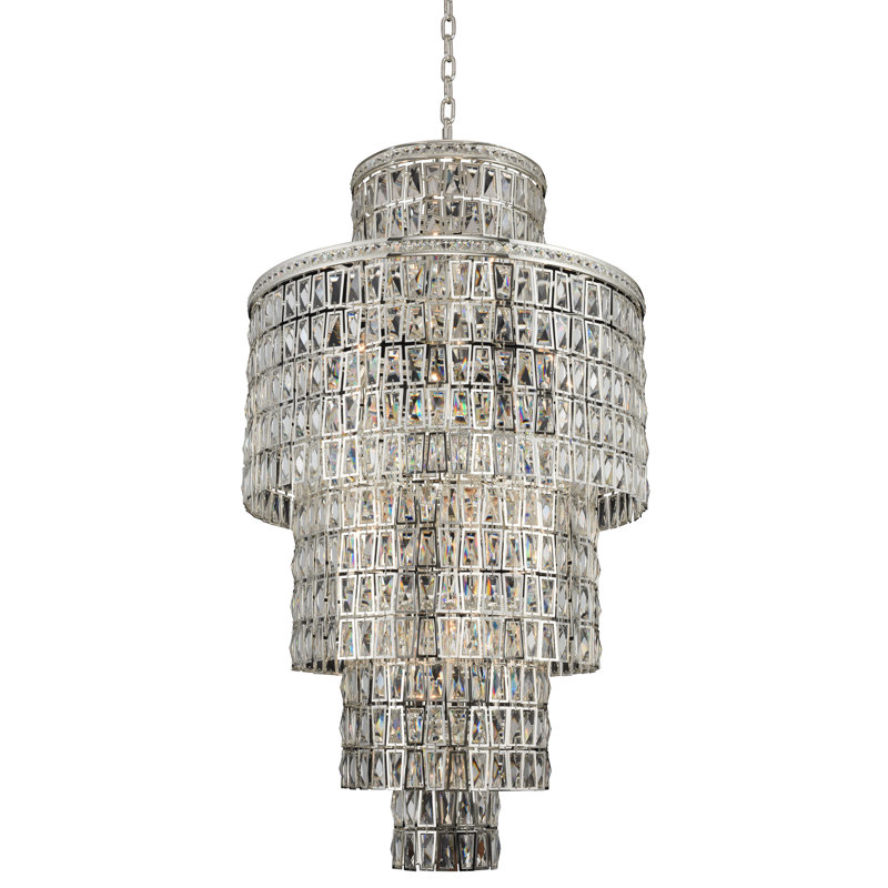 Lustre argenté / transparent Kasturi 22 LT Allegri
