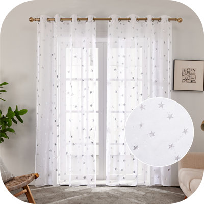 Raghbir Semi Sheer Curtain Pair